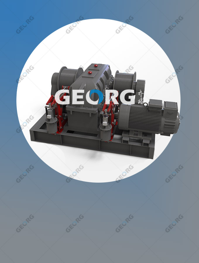 雙吊點(diǎn)卷揚(yáng)機(jī)，雙卷筒卷揚(yáng)機(jī)B